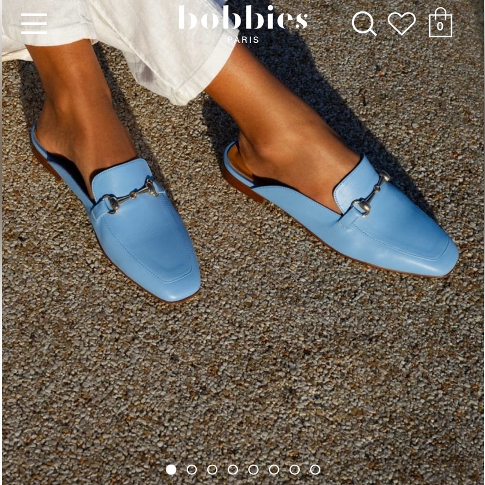 Sky Blue Women's Slip-On Loafers